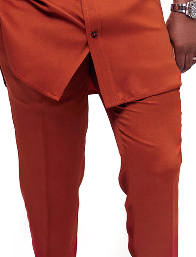 Mandarin Collar Trouser