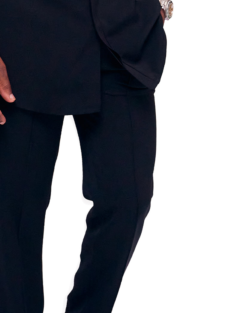 Mandarin Gridded Trouser