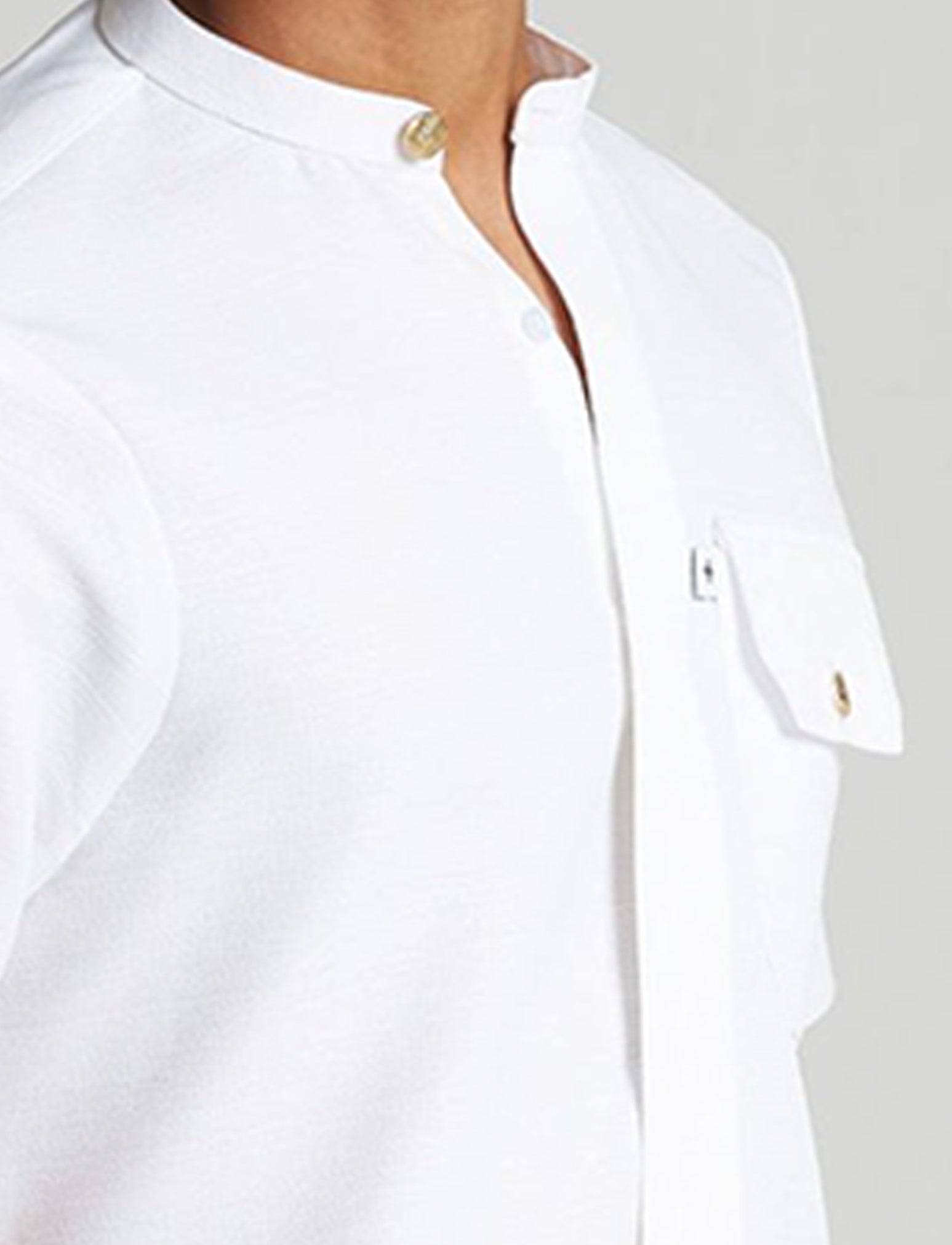 Concealed Placket Kaftan Shirt