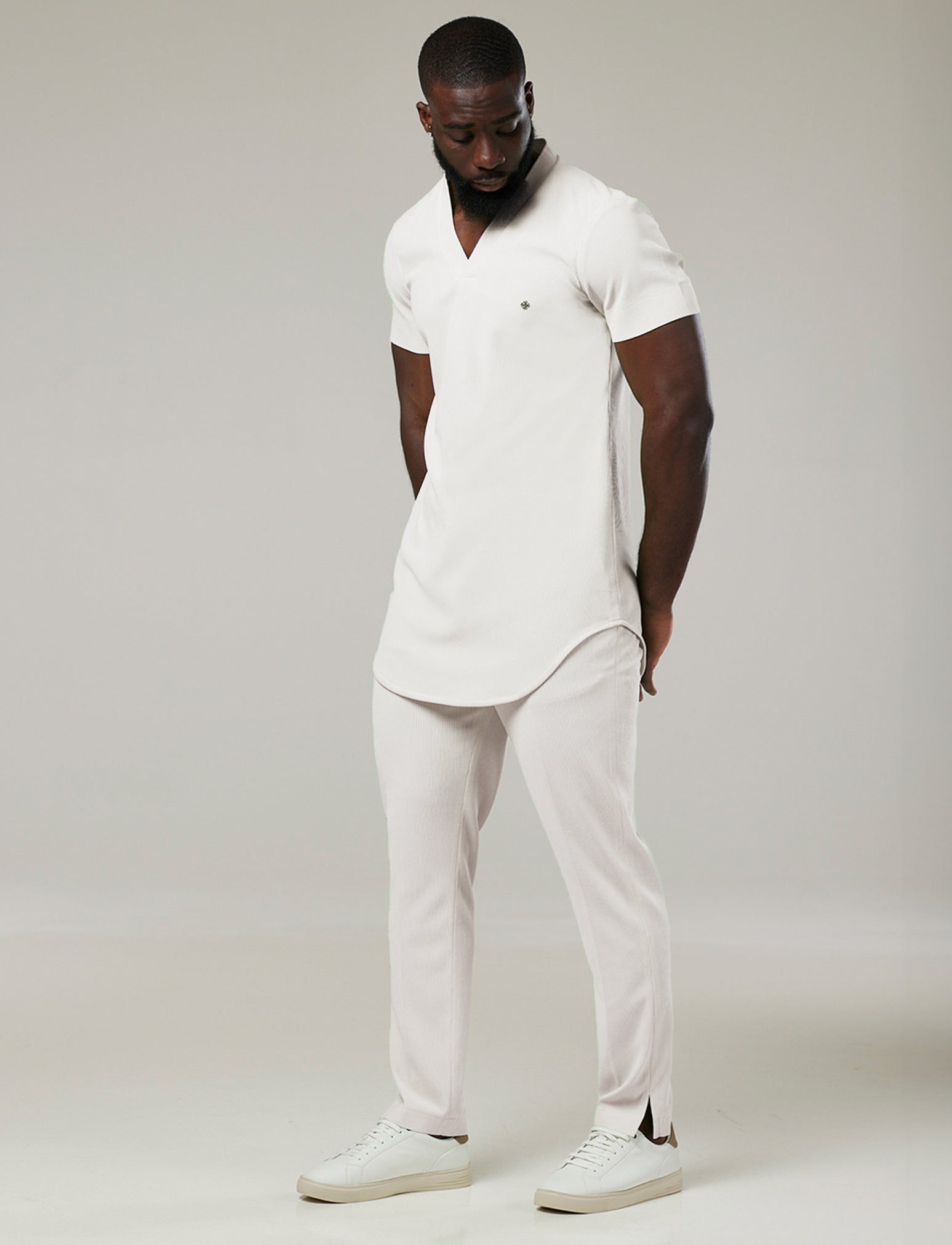 Long Line Pastel Shirt