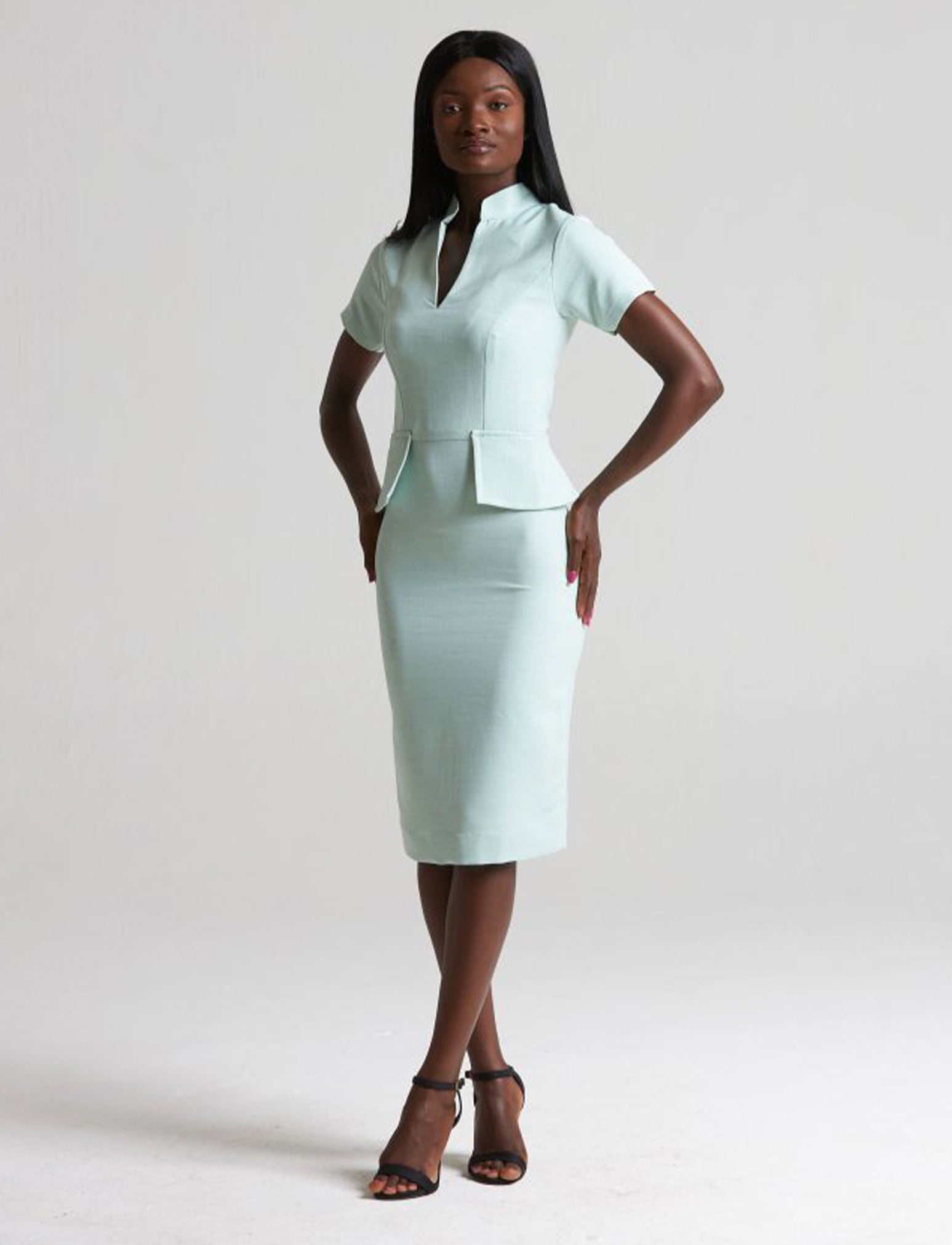 Tailored Midi Dress