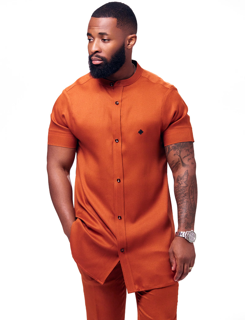 Mandarin Collar Shirt