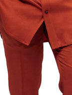 Mandarin Collar Trouser