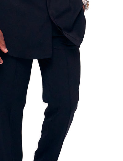 Mandarin Gridded Trouser