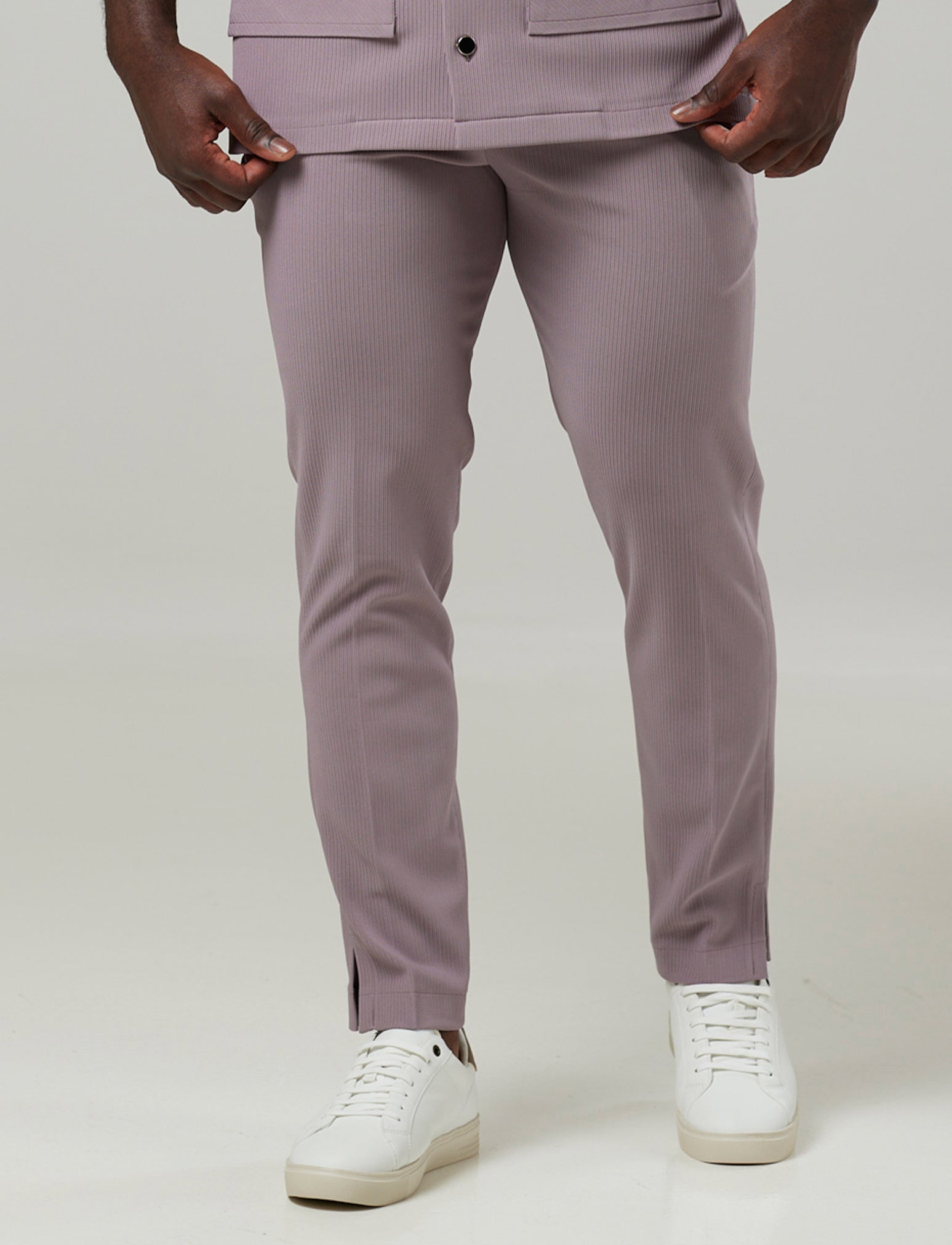 Casual Buttoned Trousers