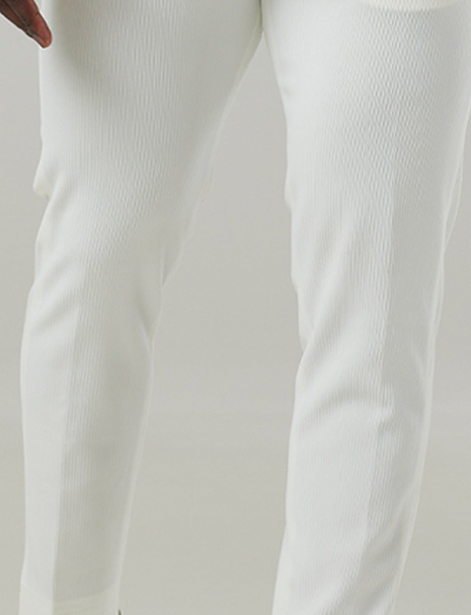 Embossed Pleated Classic Trouser