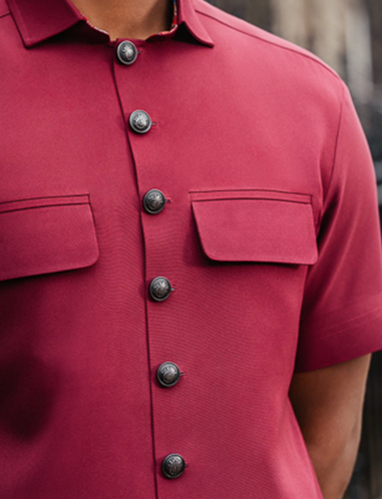 Safari Burgendy Shirt