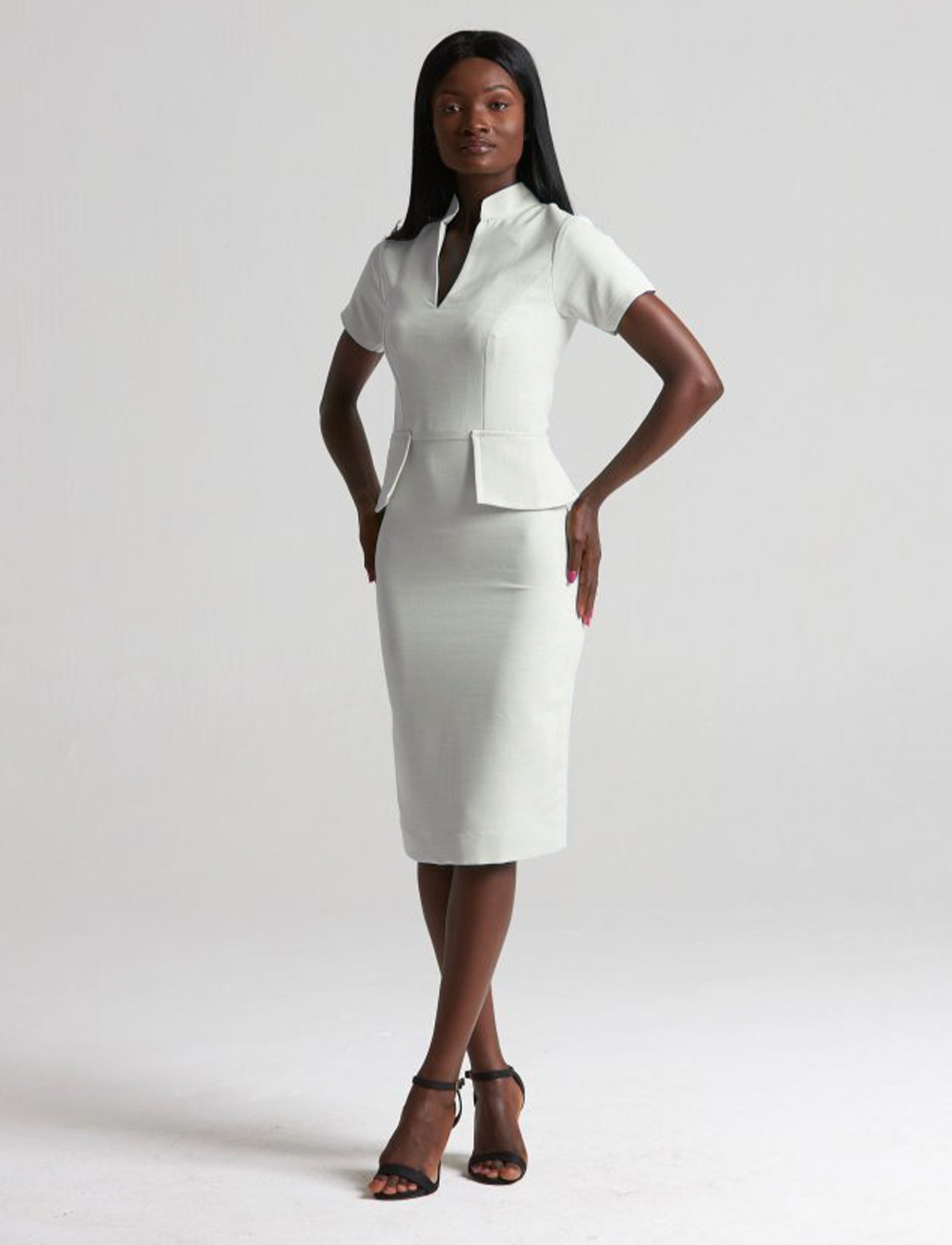 Tailored Midi Dress